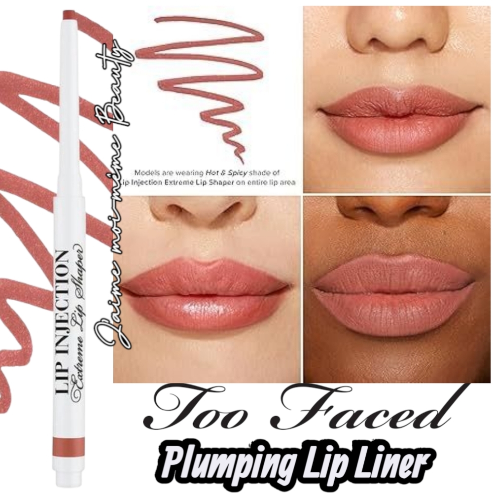 Too Faced Lip Injection Extreme Plumping Lip Liner - Hot & Spicy (Caramel Nude)